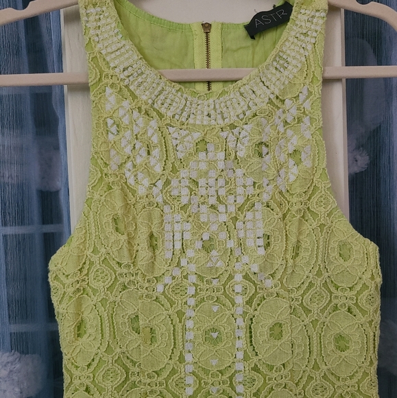ASTR Eyelet Lace Mini Dress - Picture 4 of 6